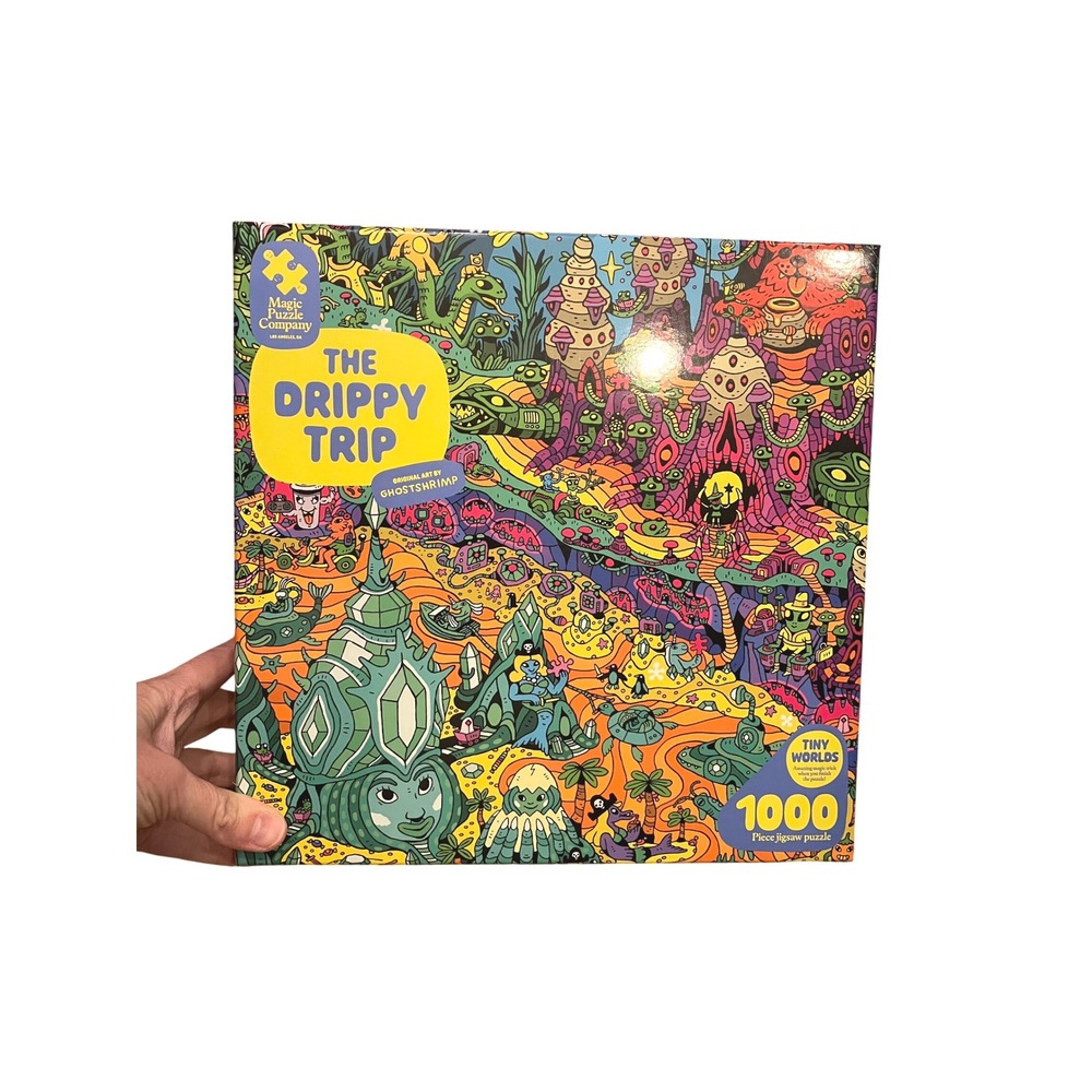 The Drippy Trip 1000-Piece Puzzle by - Multicolor